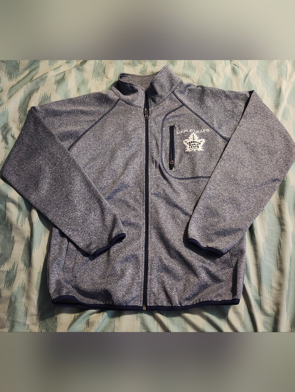 NHL Toronto Maple Leafs G-lll‎ Carl Banks Full Zip Jacket Men's Size Small